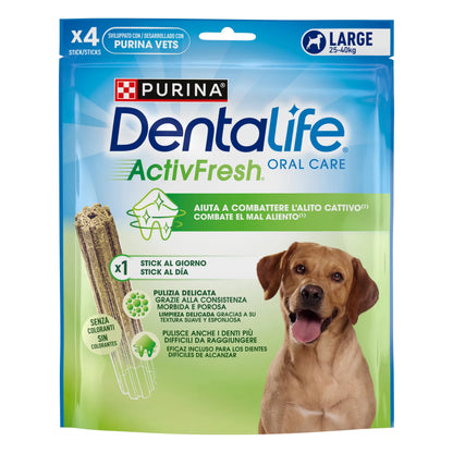 Purina Dentalife Activefresh Perro - Snack para perro para higiene oral