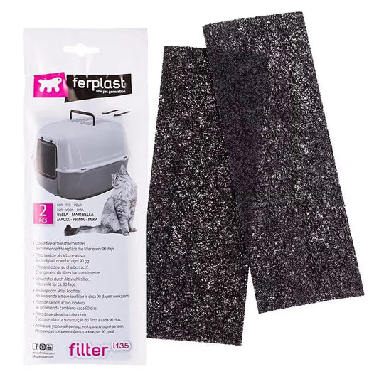 Ferplast Filtro Carbon Act L135 Bel Mag - Filtro de carvão