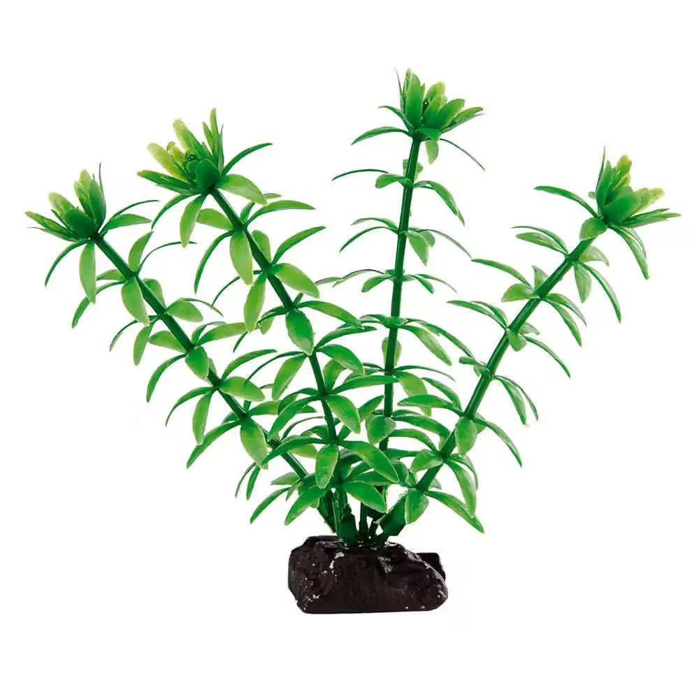 Ferplast Planta Plastico para Acuario Blue 9056 3.5 x 2 x 10 cm - Plastic aquarium plant
