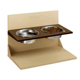 Ferplast Comedero Inoxidable Doble de Pared Ricka - Comedero doble para perro