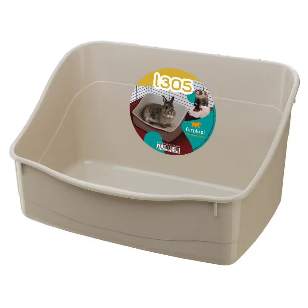 Ferplast Baño de Plastico - Bandeja higiénica para coelho