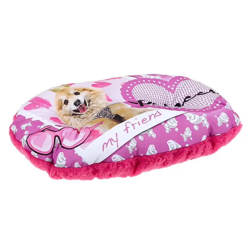 Ferplast Cama Relax 89 10 Cushion Felpado Zebra - Dog bed