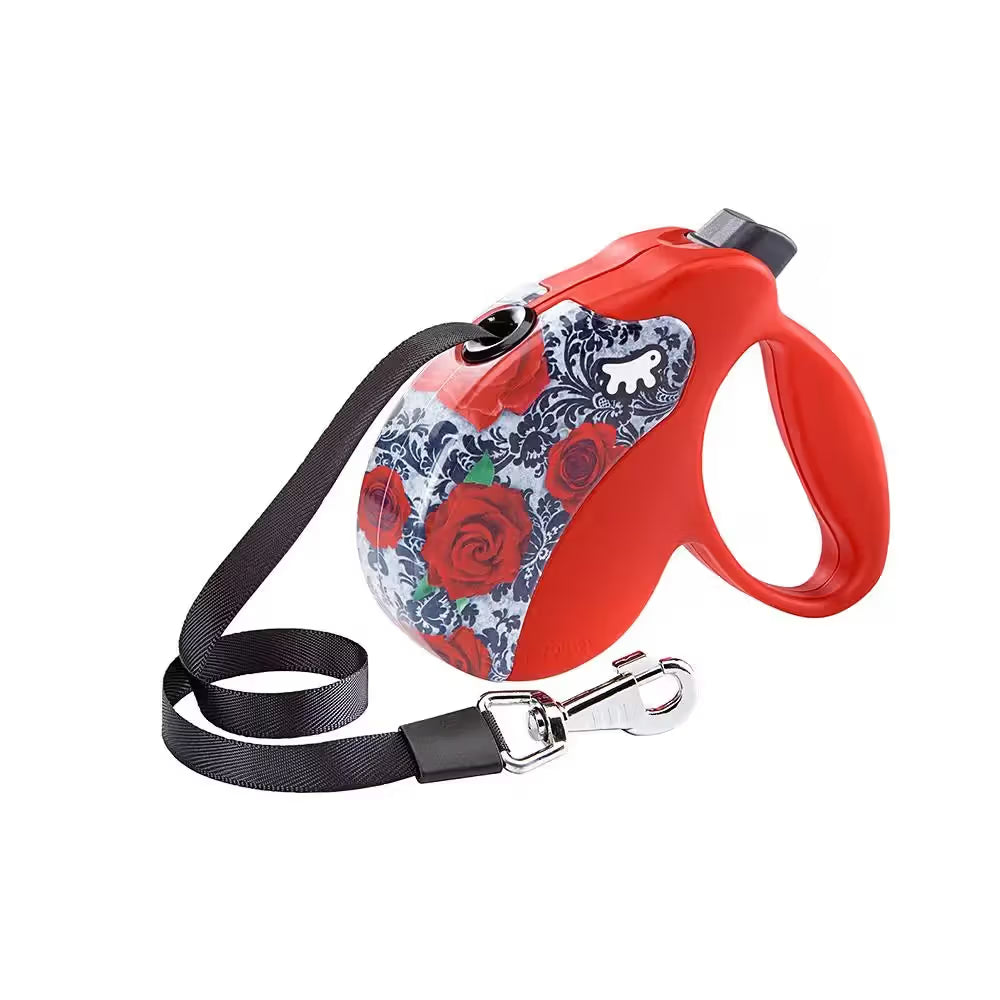 Ferplast Correa Amigo S Tape Decor Roses - Coleira para cão