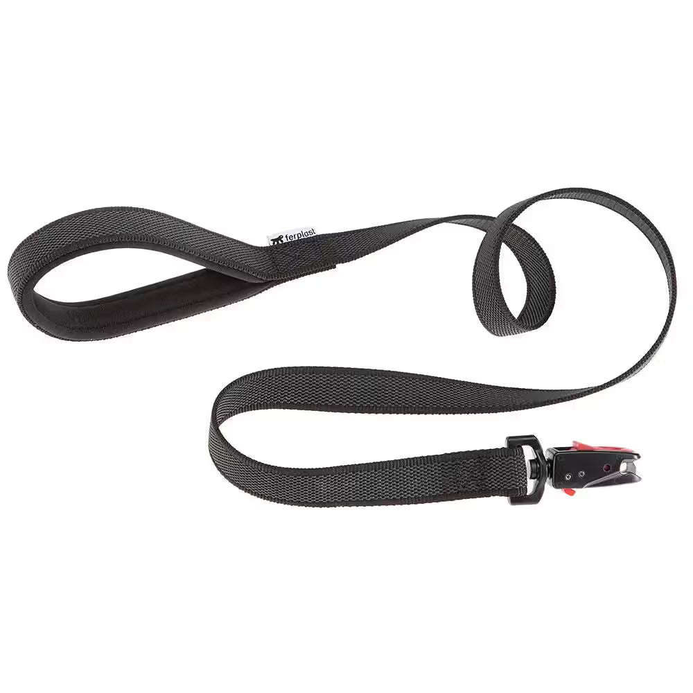 Ferplast Correa Daytona Gummy Matic G15 120 NE - Collar para perro