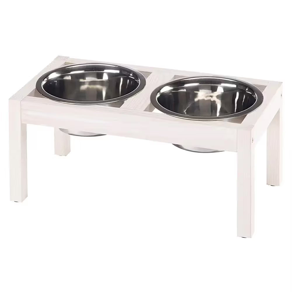 Ferplast Soporte de Madera para Comederos - Soporte para comedero