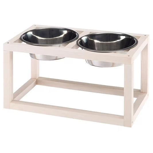Ferplast - Soporte de madera para comederos