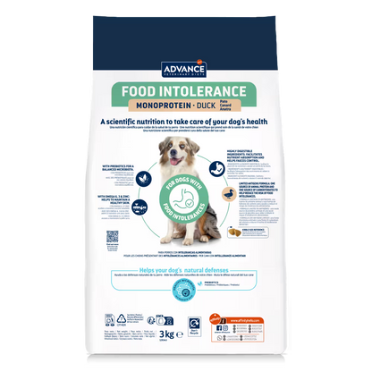 Advance Vet Perro Intolerancia Alimentaria Pato - Pienso seco para perro con intolerancia alimentaria
