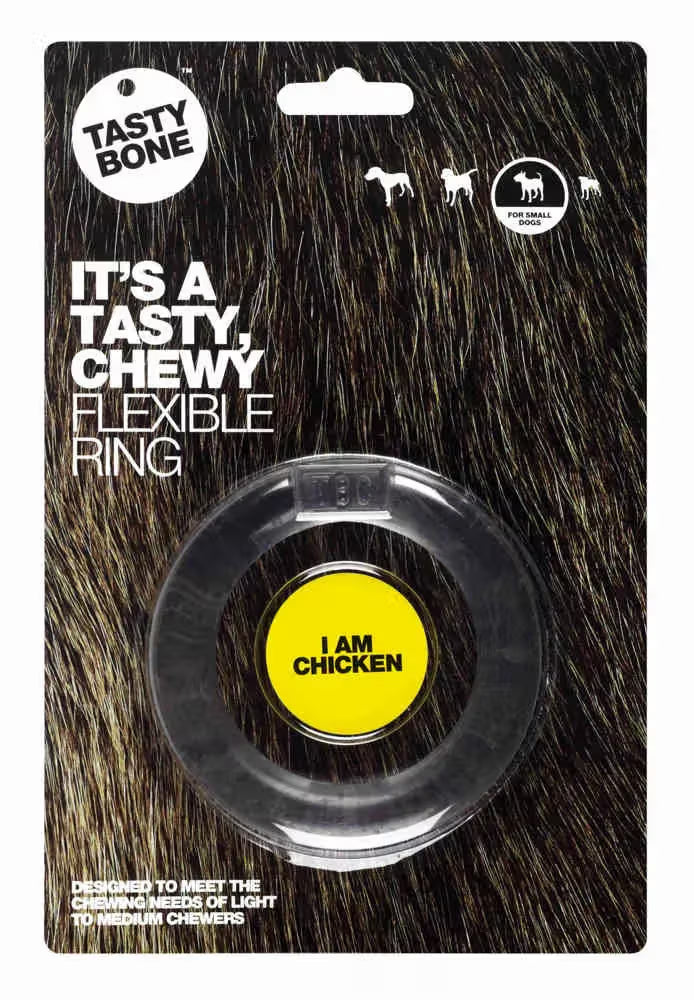Tastybone Tasty Bone Flexi Ring - Brinquedo para cão para higiene dentária