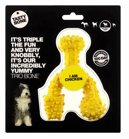 Tastybone Trio Pollo - Brinquedo para cão para higiene dentária