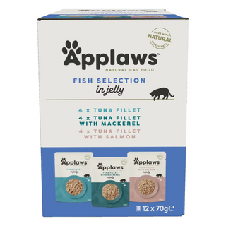 Applaws Cat Pouch Selection Fish Jelly Multi
