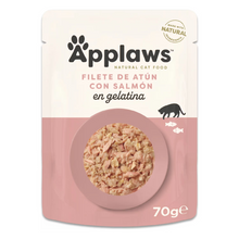 Applaws Gato Sobre Filete de Atún y Salmón en Gelatina