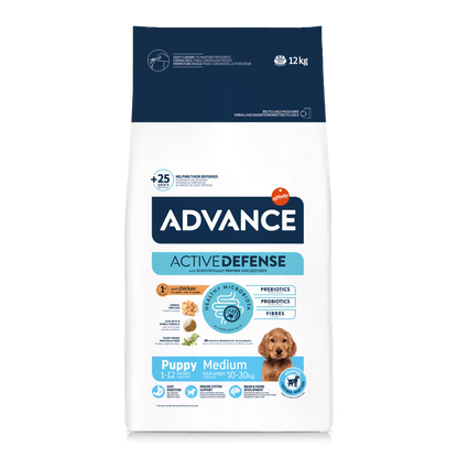 Advance Medium Cachorro Perro Pollo y Arroz - Pienso seco para perro