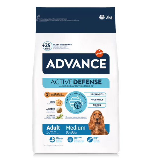 Advance Medium Adult Dog Chicken and Rice - Dry dog food