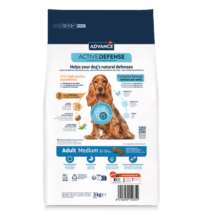 Advance Medium Adult Dog Chicken and Rice - Dry dog food