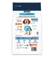 Advance Dog Medium Light Chicken and Rice - Dry food for dogs for weight control