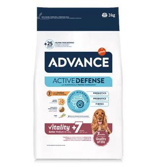 Advance Perro Medium Senior +7 Pollo y Arroz - Pienso seco para perro senior