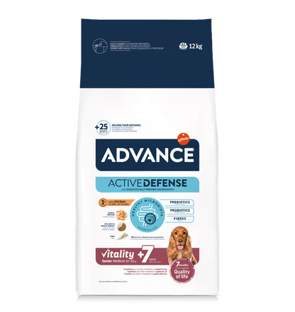 Advance Perro Medium Senior +7 Pollo y Arroz - Pienso seco para perro senior