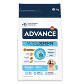 Advance Maxi Cachorro Cão Frango e Arroz - Ração seca para cão com frango e arroz