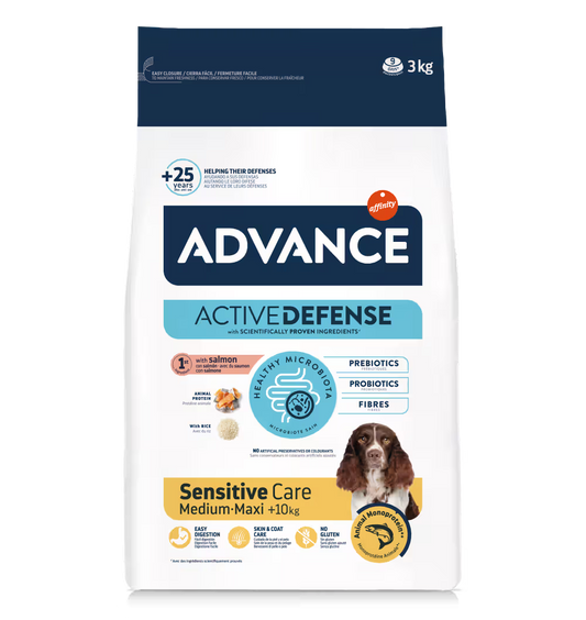 Advance Dog Medium & Maxi Adult Sensitive Salmon and Rice - Dry food for dogs with sensitivities