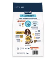 Advance Cão Medium & Maxi Adulto Sensitive Salmão e Arroz - Ração seca para cão com sensibilidade