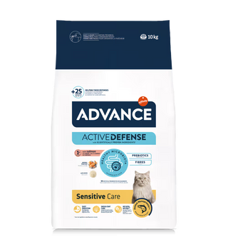 Advance Adulto Sensitive Care Gato Salmón y Arroz - Pienso seco para gato con digestión y piel sensibles