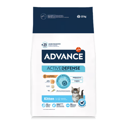 Advance Gatinho Gato Frango e Arroz - Ração seca para gato com frango e arroz