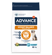 Advance Dog Vet Medium & Maxi Weight Balance Poultry - Dry dog food for weight control