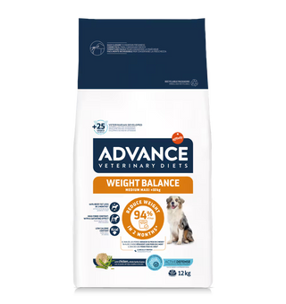 Advance Dog Vet Medium & Maxi Weight Balance Poultry - Dry dog food for weight control