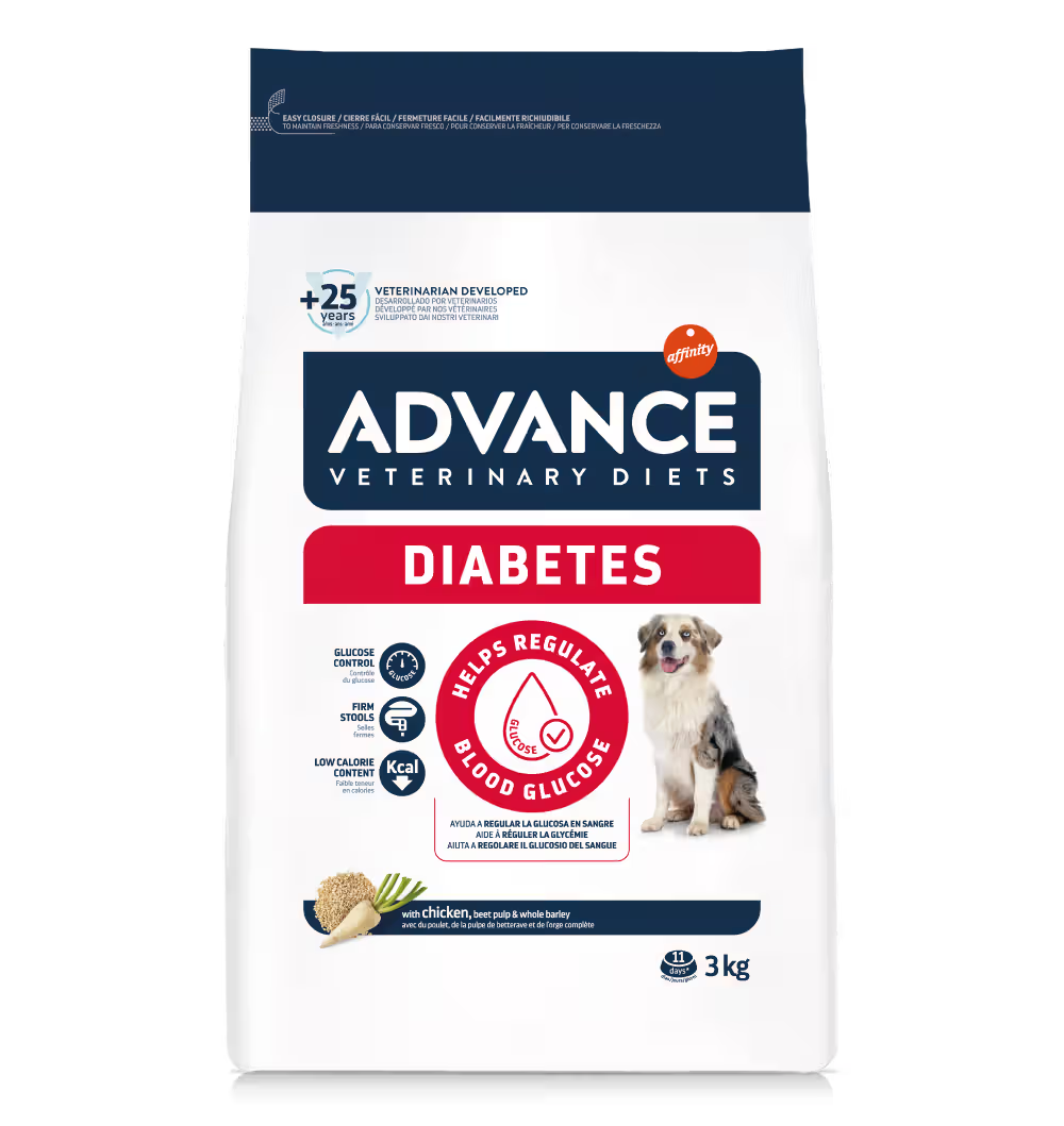 Advance Vet Dog Diabetes Poultry - Dry food for dogs with diabetes