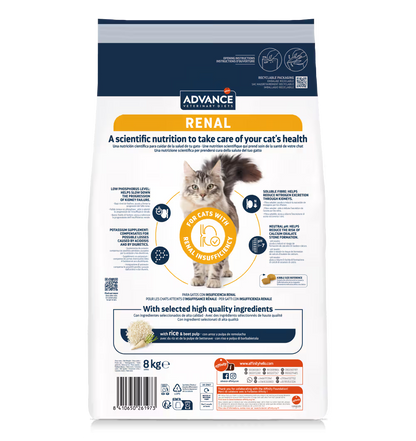 Advance Vet Gato Renal - Pienso seco para gato para insuficiencia renal