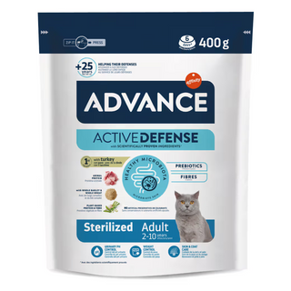 Advance Sterilized Gato Pavo y Cebada - Pienso seco para gato esterilizado