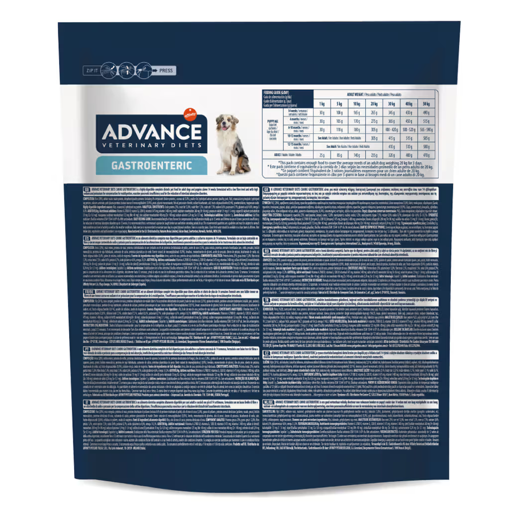Advance Vet Dog Gastroenteric Poultry - Dry food for dogs with digestive problems