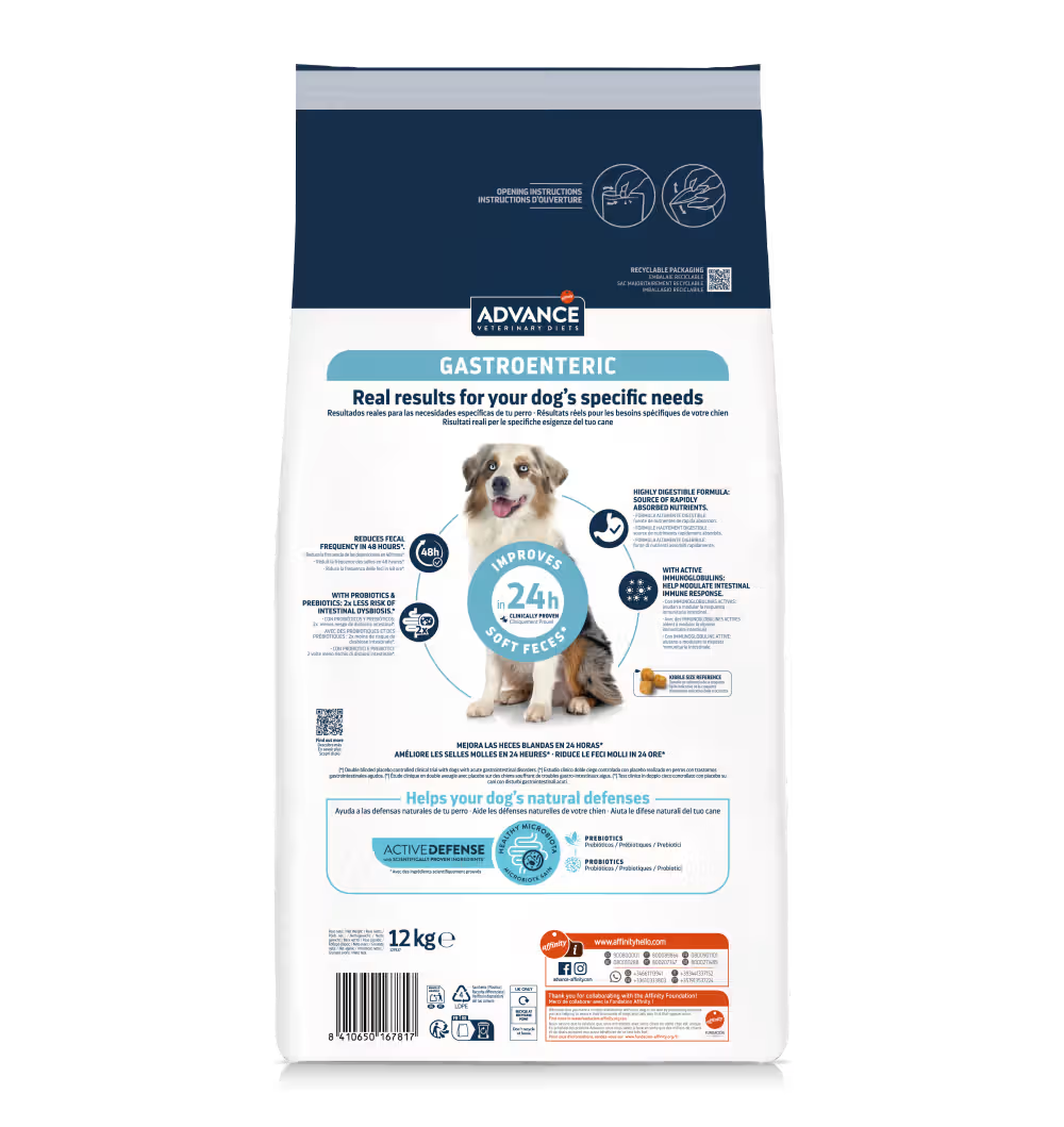 Advance Vet Dog Gastroenteric Poultry - Dry food for dogs with digestive problems