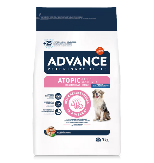 Advance Vet Dog Medium & Maxi Atopic & Food Sensitivity trout - Dry food for dogs with allergies