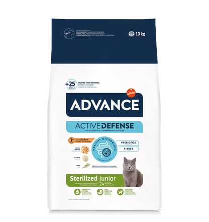 Advance Cat Junior Sterilized Chicken and Rice - Dry food for sterilised junior cats