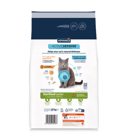 Advance Cat Junior Sterilized Chicken and Rice - Dry food for sterilised junior cats