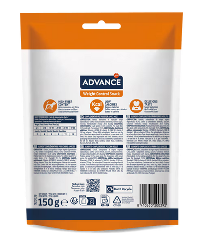 Biscoitos para cão Advance Dog Weight Control Snack