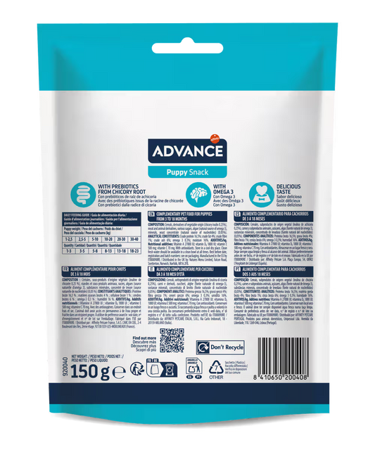 Biscoitos para cão Advance Dog Puppy Snack