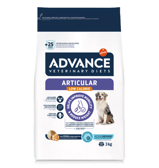 Advance Vet Articular Low Calorie Dog Chicken - Dry dog food for joint support and weight control