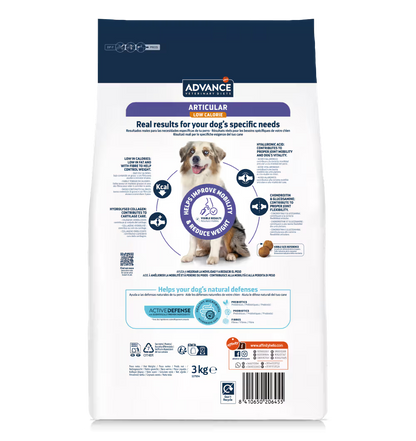 Advance Vet Articular Low Calorie Perro Pollo - Pienso seco para perro para soporte articular y control de peso