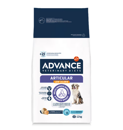 Advance Vet Articular Low Calorie Perro Pollo - Pienso seco para perro para soporte articular y control de peso