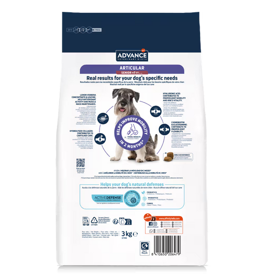Advance Vet Dog Articular Senior +7 Years Chicken - Dry food for dogs for joint support