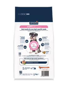 Advance Vet Cão Mini Atopic & Food Sensitivity Truta- Ração seca para cão com alergias