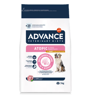 Advance Vet Atopic Medium & Maxi Cão Coelho- Ração seca para cão com alergias