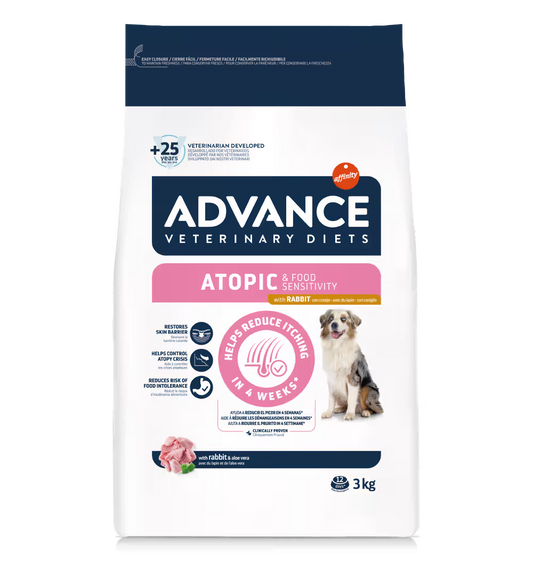 Advance Vet Atopic Medium & Maxi Dog Rabbit - Dry food for dogs with allergies