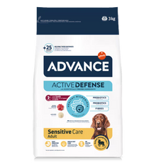 Advance Cão Adulto Sensitive Cordeiro e Arroz - Ração seca para cão com pele e digestão sensíveis
