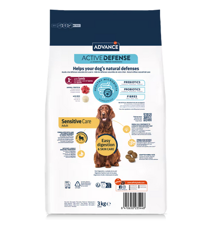 Advance Adult Dog Sensitive Lamb and Rice - Dry food for dogs with sensitive skin and digestion