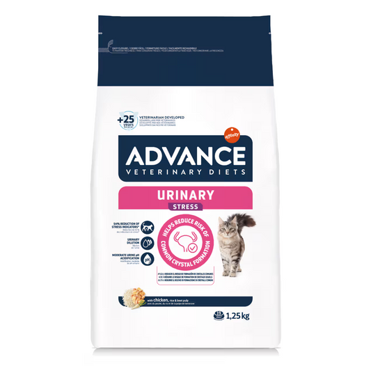 Advance Vet Gato Urinary Stress Pollo - Pienso seco para gato con problemas urinarios