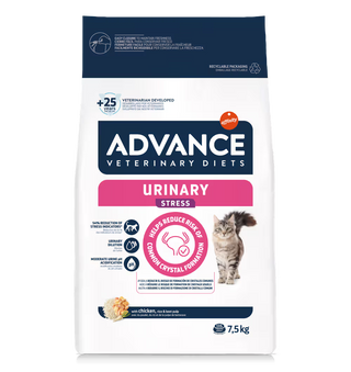 Advance Vet Gato Urinary Stress Pollo - Pienso seco para gato con problemas urinarios
