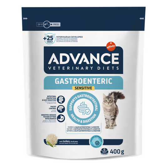 Advance Vet Gato Gastroenteric Sensitive Pavo - Pienso seco para gato con problemas gastrointestinales